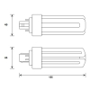 Bailey LED PL lamp | GX24q  | 4000K | 1800 lumen | 11W (32W) LBA00360 - 2