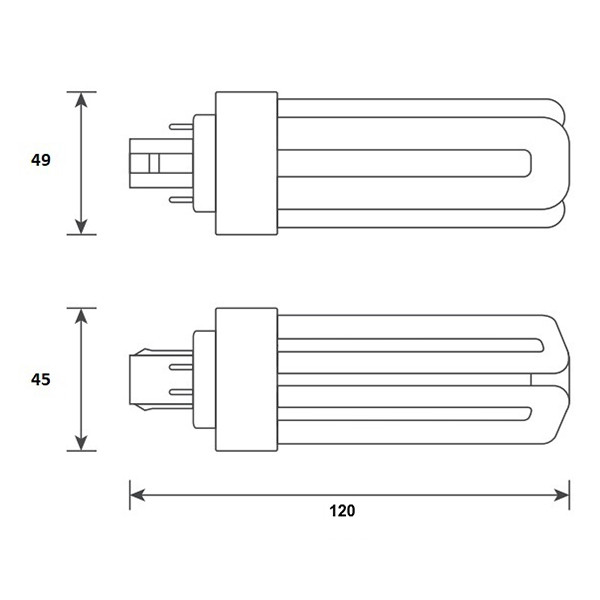 Bailey LED PL lamp | GX24q  | 4000K | 870 lumen | 6W (18W) LBA00364 - 2
