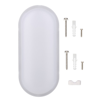 Bailey LED bulkhead switch | Ovaal | 3000-4000K | 1500 lumen | IP53 | Wit LBA00452