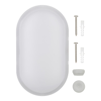 Bailey LED bulkhead switch | Ovaal | 3000-6500K | 14.000 lumen | IP20 | Grijs LBA00450