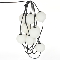 Bailey LED feestverlichting buiten | 7.7 meter | Globe G100 | Extra warm wit LBA00436