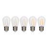 Bailey LED lamp E27 | Edison ST64 | Filament | Helder | 2700K | 2W (21W) | 5 stuks LBA00384 - 1