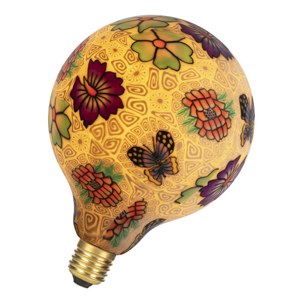Bailey LED lamp E27 | Globe G125 | Bloemen | Wit | 1900K | Dimbaar | 7W  LBA00279 - 2
