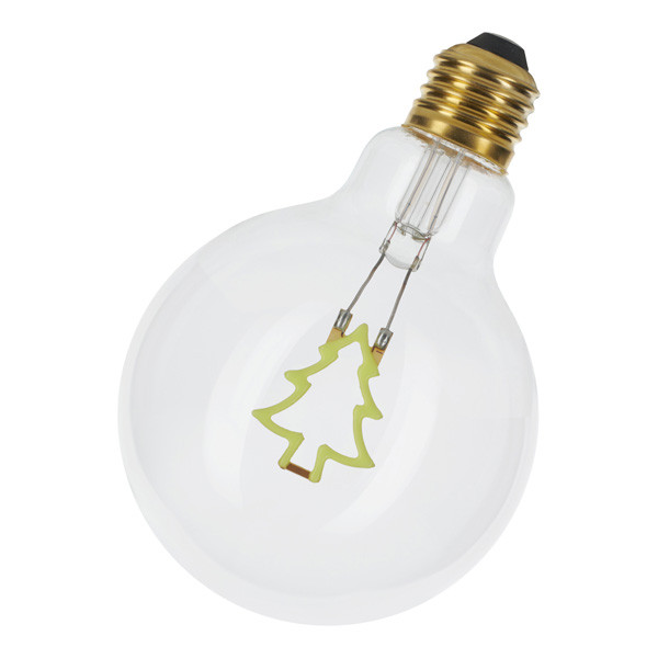 Bailey LED lamp E27 | Globe G95 | Kerstboom | Helder | Groen | Dimbaar | 2W  LBA00296 - 1
