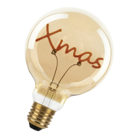 Bailey LED lamp E27 | Globe G95 | Xmas | Goud | 2000K | Dimbaar | 2W  LBA00297