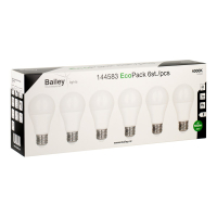 Bailey LED lamp E27 | Peer A60 | Mat | 4000K | 6W (45W) | 6 stuks LBA00381