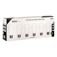Bailey LED lamp E27 | Peer A60 | Mat | 4000K | 8W (55W) | 6 stuks LBA00377