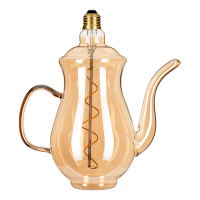 Bailey LED lamp E27 | Theepot | Filament | Goud | 1900K | Dimbaar | 4W  LBA00263