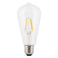 Bailey LED lamp E27 met sensor | Dag/Nacht sensor | Edison ST64 | Filament | 2700K | 4W (37W) LDR08071