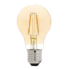 Bailey LED lamp E27 met sensor | Dag/Nacht sensor | Peer A60 | Filament | Goud | 2200K | 4W (28W)