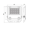 Bailey LED schijnwerper | Zwart | 3000-4000-6500K | 42.000 lumen | IP66 | 300W LBA00444 - 7