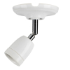 Bailey Lamphouder E27 | Ø 10.5 cm | Rond | Verstelbare arm | Wit  LBA00229 - 1