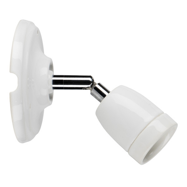 Bailey Lamphouder E27 | Ø 10.5 cm | Rond | Verstelbare arm | Wit  LBA00229 - 3