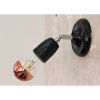 Bailey Lamphouder E27 | Ø 10.5 cm | Rond | Verstelbare arm | Zwart  LBA00228 - 2