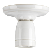Bailey Lamphouder E27 | Ø 10.5 cm | Rond | Wit  LBA00227