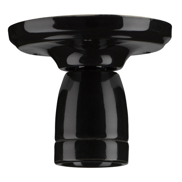 Bailey Lamphouder E27 | Ø 10.5 cm | Rond | Zwart  LBA00226 - 1