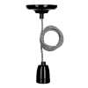 Bailey Pendel E27 | 1.5 meter | York | Zwart LBA00244 - 1