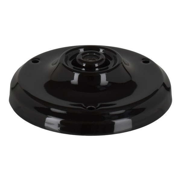 Bailey Plafondkap | Ø 10 cm | Rond | Porselein | Zwart  LBA00224 - 3