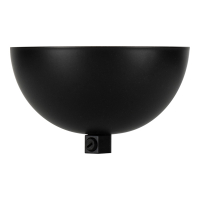 Bailey Plafondkap Bol | Ø 10 cm | Rond | Zwart  LBA00233