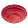 Plafondkap groot rood Ø15 x 4 cm  LBA00054 - 1