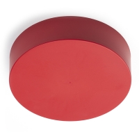 Bailey Plafondkap middel rood Ø12 x 3 cm   LBA00048