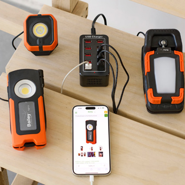 Bailey RoBust LED pocket | USB-C oplaadbaar | Rood + 4000-8000K | 1000 lumen LBA00440 - 7