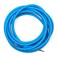 Bailey Textielsnoer blauw 2x0.75mm², 3 meter  LBA00020