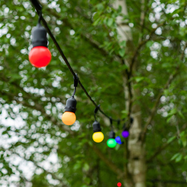 Bailey lichtsnoer koppelbaar | 15 meter | E27 | 15 lampjes LBA00434 - 2