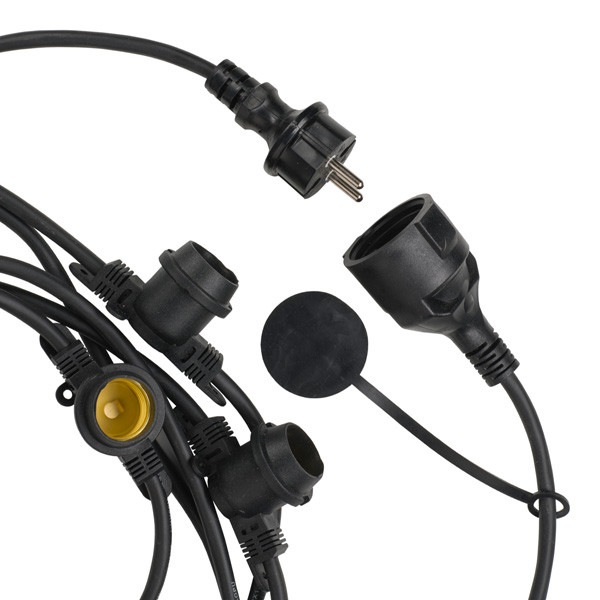 Bailey lichtsnoer koppelbaar | 25 meter | E27 | 25 lampjes LBA00432 - 2