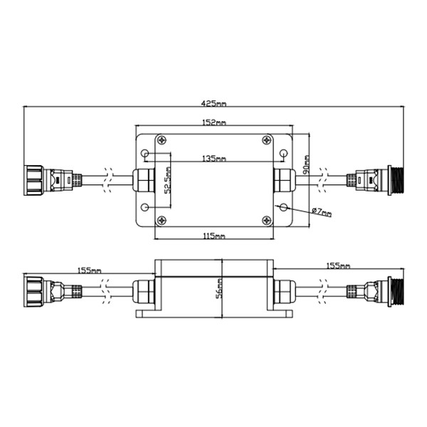 Bailey microwave bewegingssensor | Geschikt voor RoBust Rope lichtslangen LBA00489 - 7