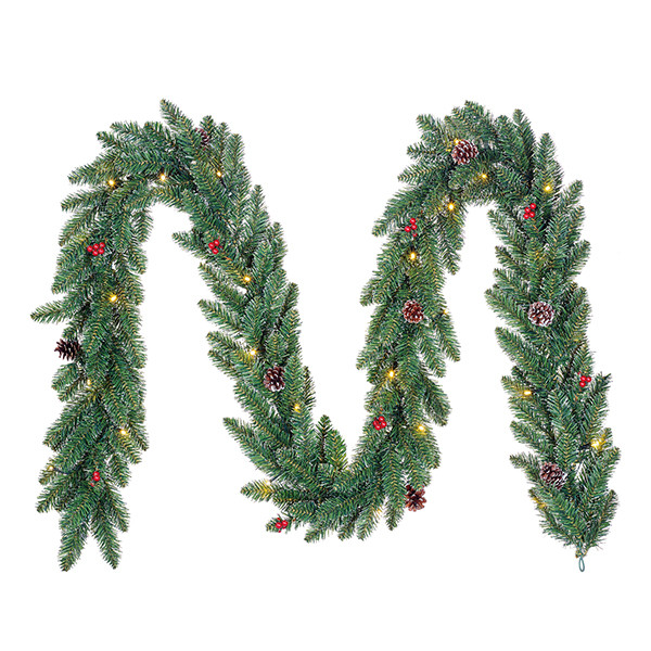 Guirlande 2.7 meter | Creston | 30 lampjes op batterijen | Black Box Trees LBB00007 - 1