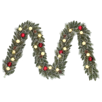 Guirlande 2.7 meter | Kaprun | Besneeuwd | 15 lampjes | Black Box Trees LBB00260