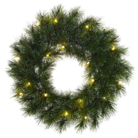 Black Box Trees Kerstkrans Ø 35 cm | Glendon | 10 lampjes op batterijen | Black Box Trees  LBB00027