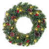 Black Box Trees Kerstkrans Ø 45 cm | Creston | 20 lampjes op batterijen | Black Box Trees  LBB00026