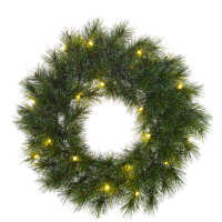 Black Box Trees Kerstkrans Ø 60 cm | Glendon | 30 lampjes op batterijen | Black Box Trees  LBB00004