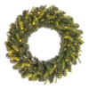 Kerstkrans Ø 60 cm | Grimshaw | 40 lampjes op batterijen | Black Box Trees LBB00229 - 1