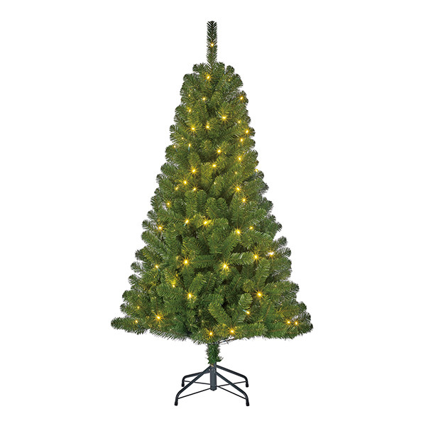 Kunstkerstboom 1.55 meter | Charlton | 100 lampjes | 340 tips | PVC | Black Box LBB00017 - 1
