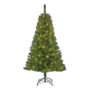 Kunstkerstboom 1.55 meter | Charlton | 100 lampjes | 340 tips | PVC | Black Box LBB00017 - 1