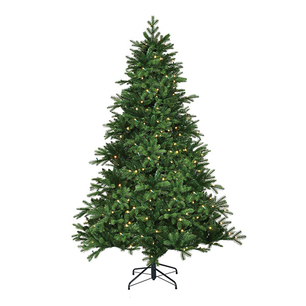 Kunstkerstboom 1.85 meter | Brampton | 200 lampjes | 1458 tips | PVC/PE | Black Box LBB00023 - 1