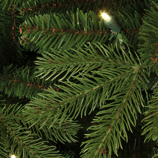 Kunstkerstboom 1.85 meter | Brampton | 200 lampjes | 1458 tips | PVC/PE | Black Box LBB00023 - 2