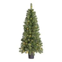 Kunstkerstboom 120 cm | Norton | 60 lampjes | 190 Tips | Black Box Trees LBB00245