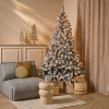 Kunstkerstboom 1,55m | Charlton | Besneeuwd | 200 lampjes | 340 Tips | PVC | Black Box Trees LBB00316 - 2