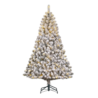 Kunstkerstboom 1,85m | Charlton | Besneeuwd | 280 lampjes | 525 Tips | PVC | Black Box Trees LBB00317