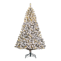 Kunstkerstboom 2,15m | Charlton | Besneeuwd | 360 lampjes | 805 Tips | PVC | Black Box Trees LBB00318