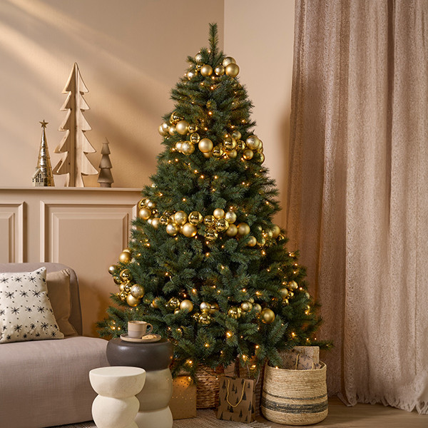 Kunstkerstboom 2,15m | Norwood | 380 lampjes | 1350 Tips | PVC | Black Box Trees LBB00320 - 4