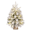 Kunstkerstboom 60 cm | Grimshaw | Besneeuwd | 40 lampjes | 56 Tips | Black Box Trees LBB00224 - 1