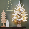 Kunstkerstboom 60 cm | Grimshaw | Besneeuwd | 40 lampjes | 56 Tips | Black Box Trees LBB00224 - 4