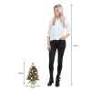 Kunstkerstboom 60 cm | Kaprun | 10 lampjes | 50 Tips | Black Box Trees LBB00064 - 3
