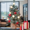 Kunstkerstboom 60 cm | Kaprun | 10 lampjes | 50 Tips | Black Box Trees LBB00064 - 4