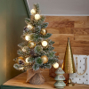 Kunstkerstboom 60 cm | Kaprun | Besneeuwd | 10 lampjes | 50 Tips | Black Box Trees LBB00244 - 4